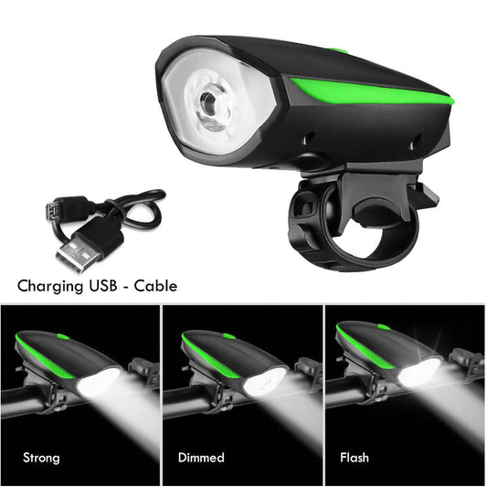 Rechargeable Bicycle LED Bright Light (1 Pc) Your Brand