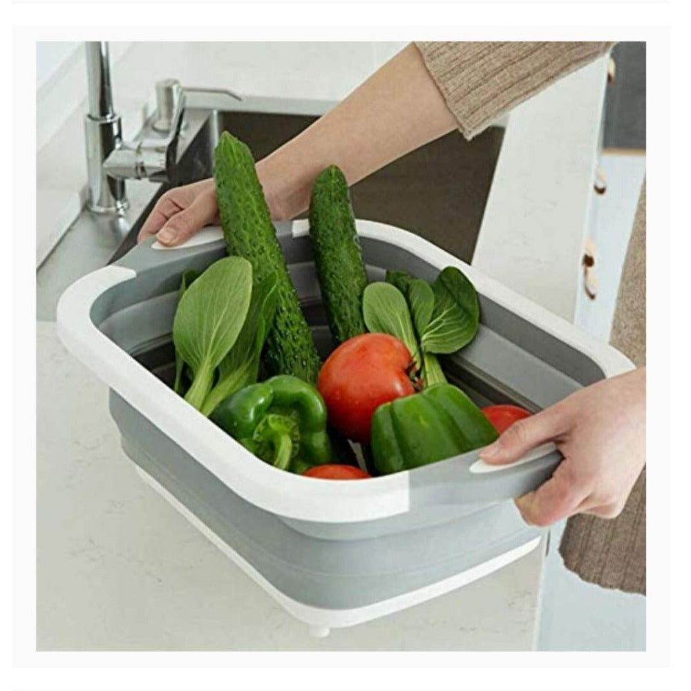 Multifunctional Silicon Kitchen Foldable Chopping Board