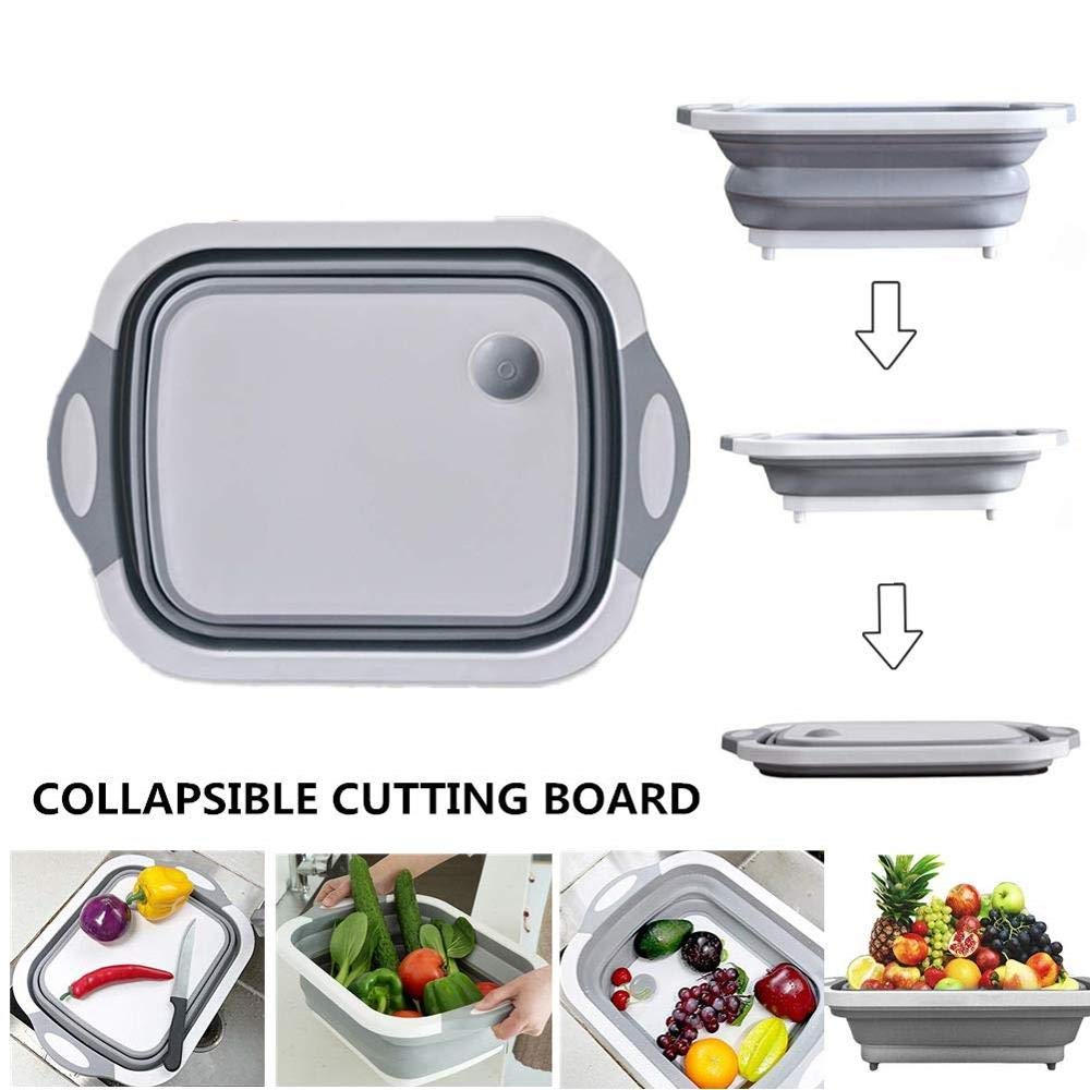 Multifunctional Silicon Kitchen Foldable Chopping Board