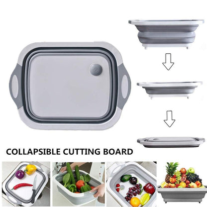Multifunctional Silicon Kitchen Foldable Chopping Board