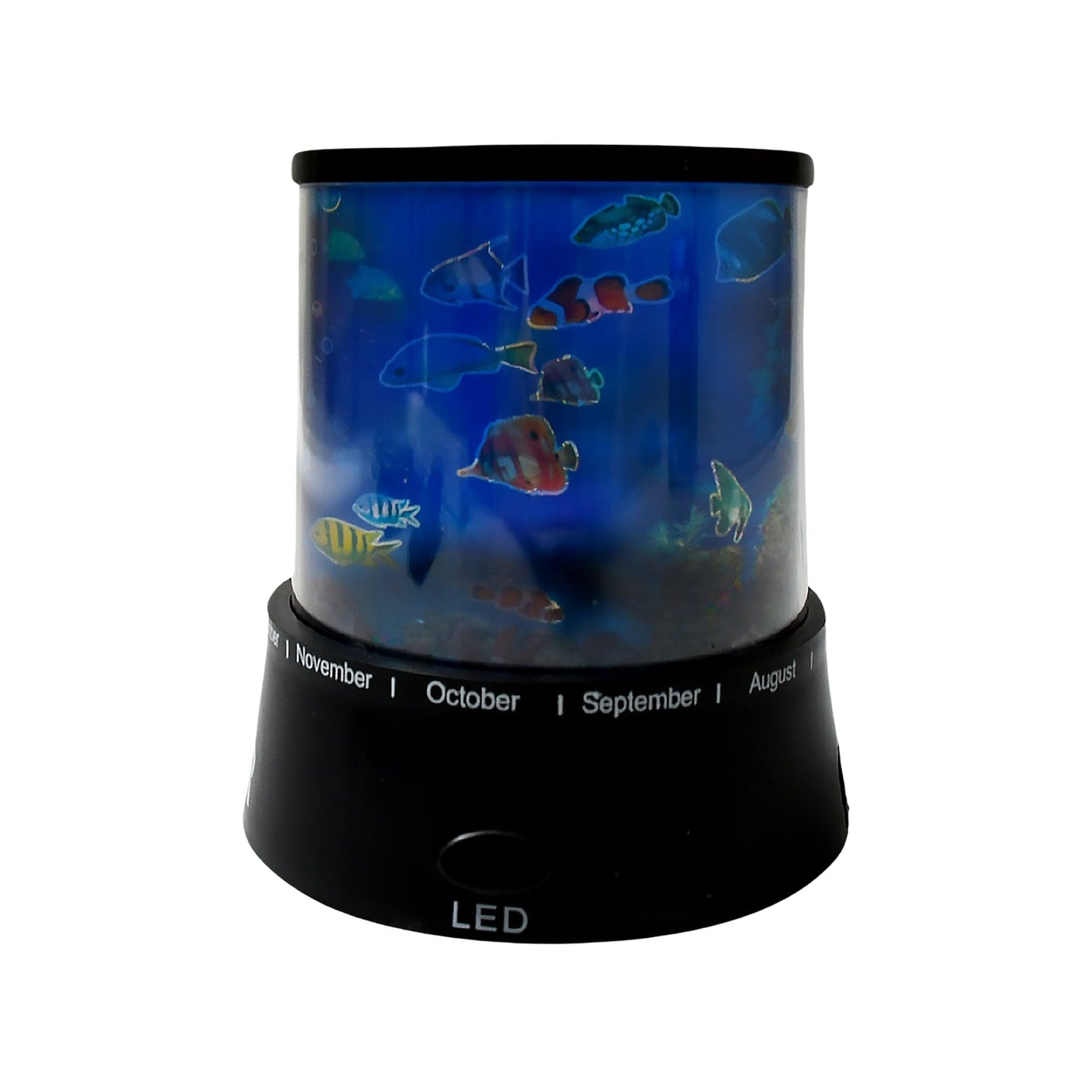 LED Projector Night Light Amazing Lamp, 3 Battery operated lamps, Rotation With the music Function, Master for Kids Bedroom Home Decoration Night Romantic Gift (Battery Not Included / 1 pc) Your Brand