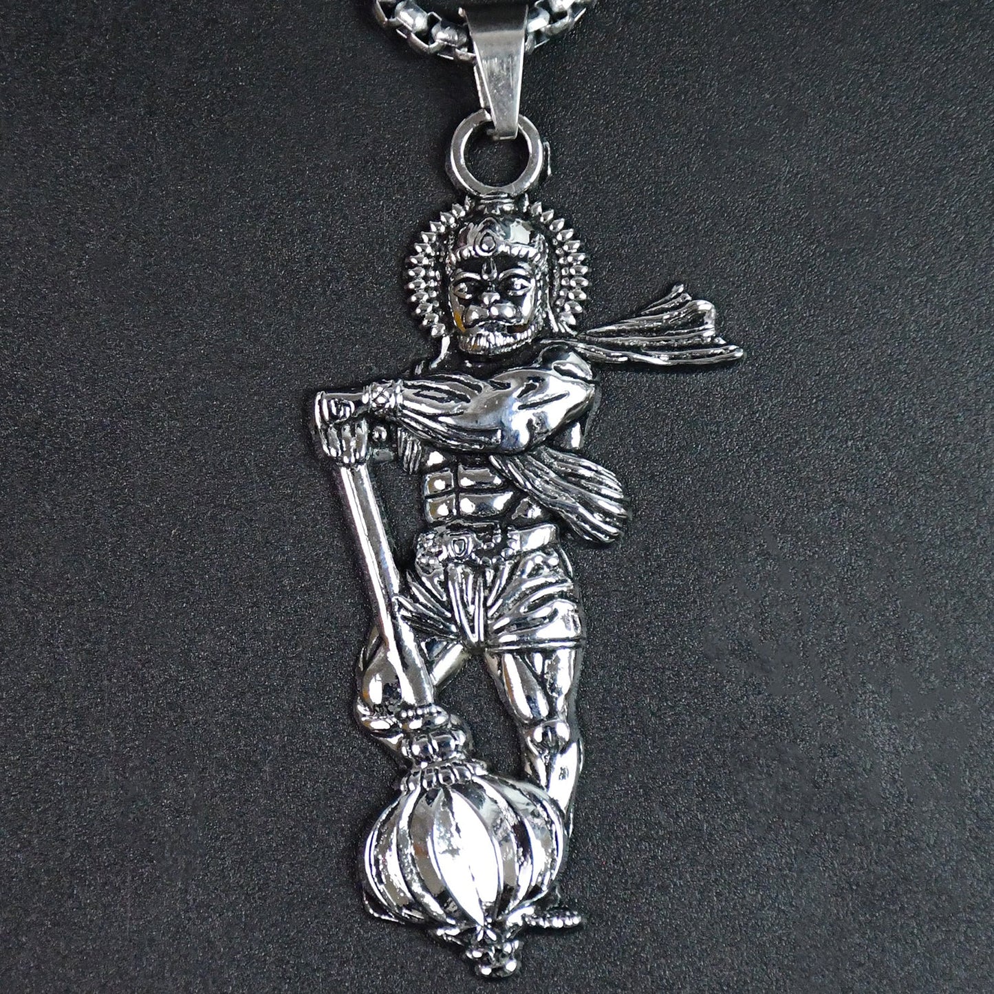Hanuman Ji Pendant With Gada Religious Jewellery For Men And Women (1 Pc) Wukusy