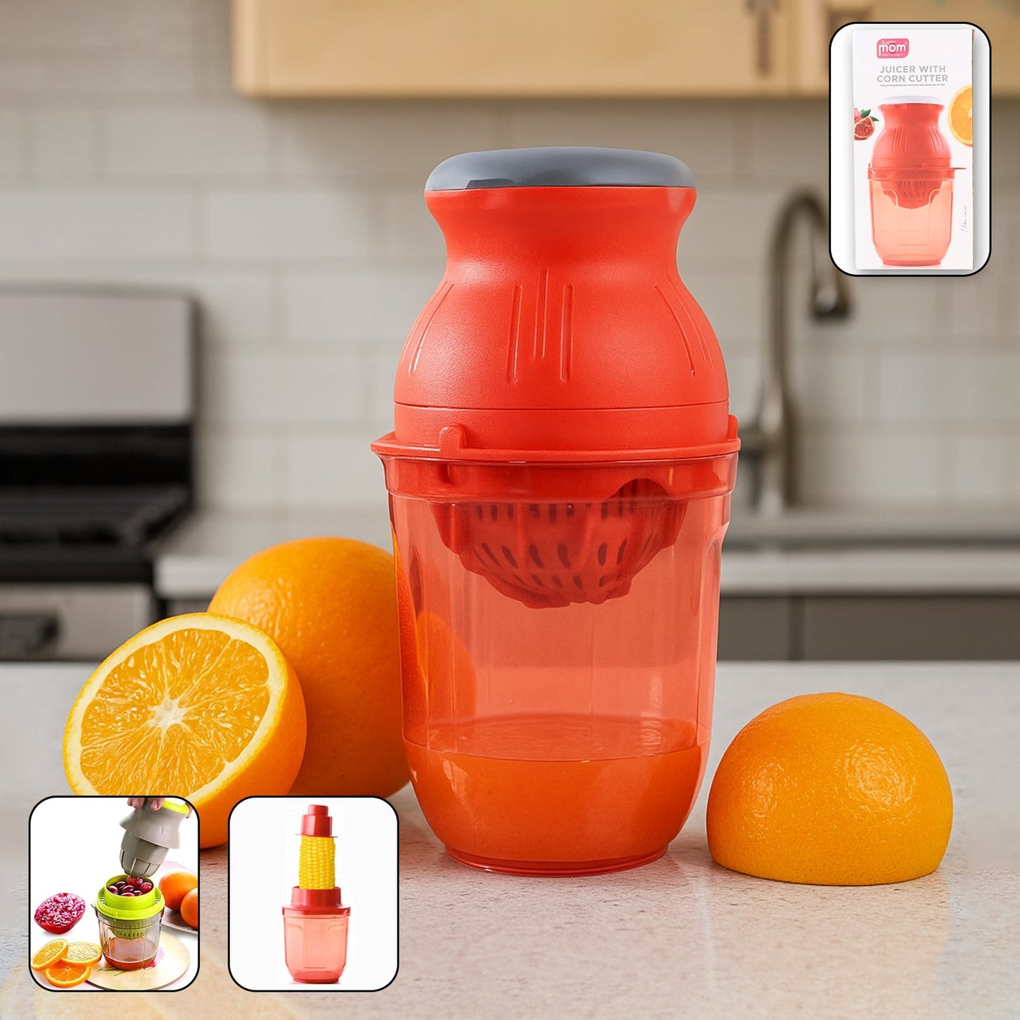 Juicer with Corn Cutter