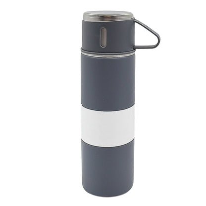 Stainless Steel Vacuum Insulated Water Bottle With Coffee  Tea Mug (500 Ml) Wukusy