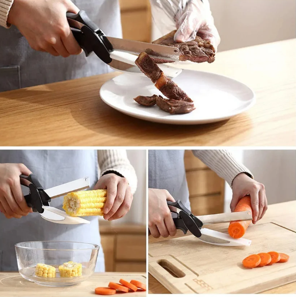 Clever Cutter 2-in-1 kitchen knife Dropdash