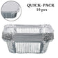 Freshee Aluminium Food Container with Lid — 450 ml — 10 Pc