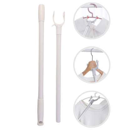 Multi-hook rod for hanging clothes, bags, and accessories