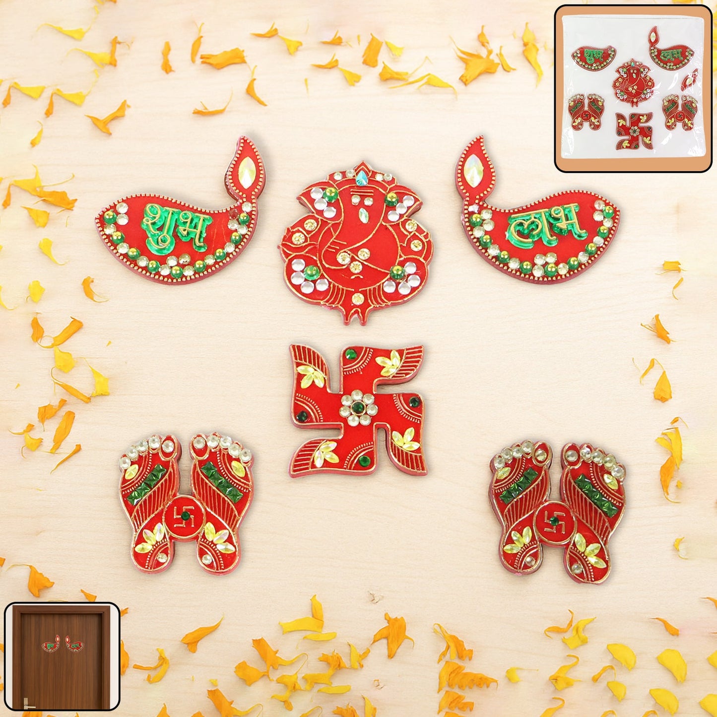 Traditional Decorative Shubh Labh Door Hanging