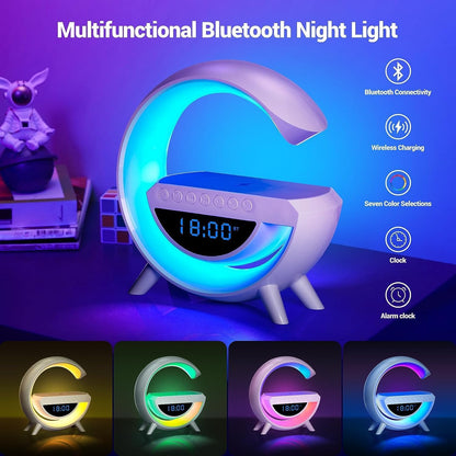 G Lamp Speaker - 3-in-1 Bluetooth Speaker With Fast Wireless Charging (1 Pc) Wukusy