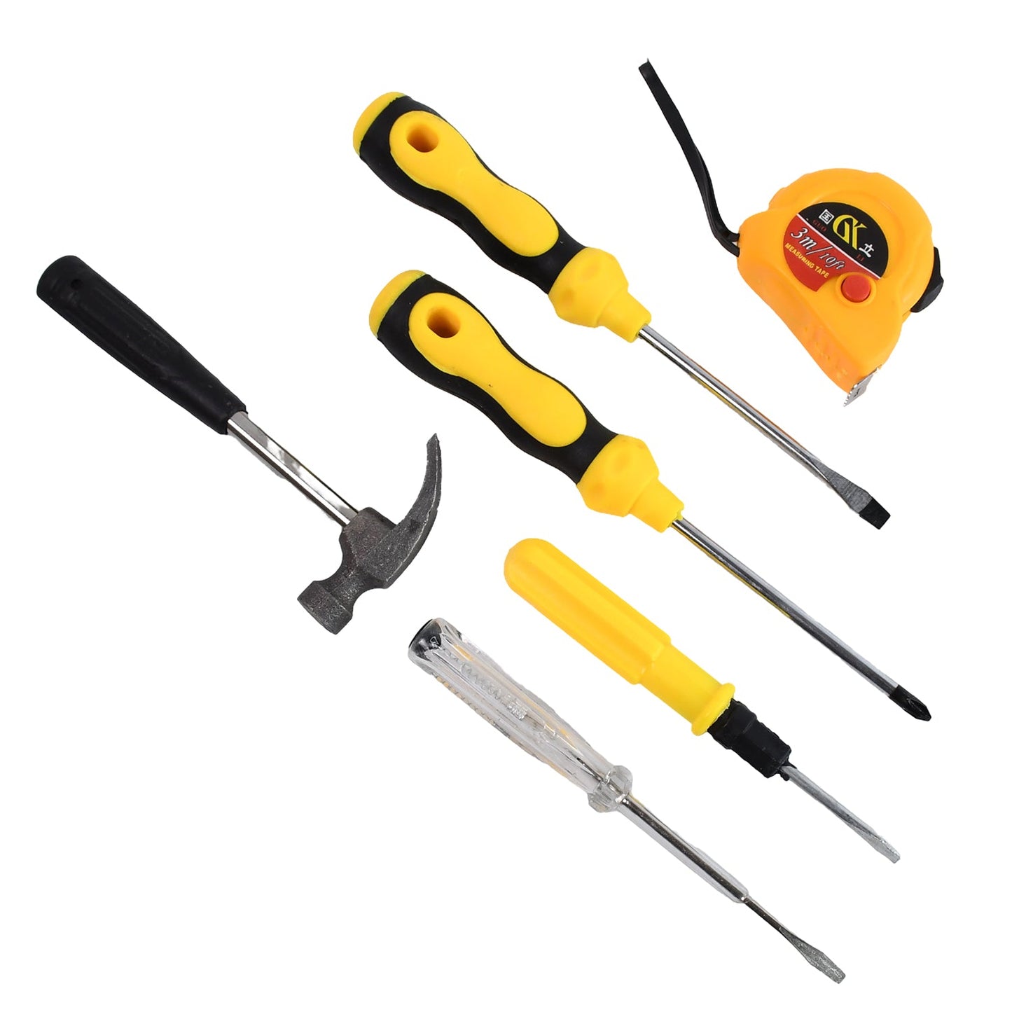 6 In 1 Hand Tool Kit Repair Home Screwdrivers Tool Kit With Tools Including Daily Wukusy