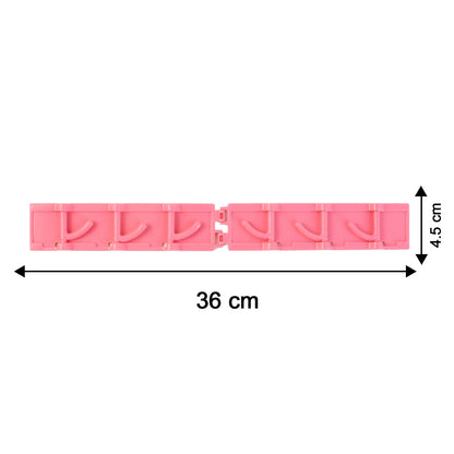 Foldable Rotating Wall-Mounted Multipurpose 6 Hook Rack (1 Pc)