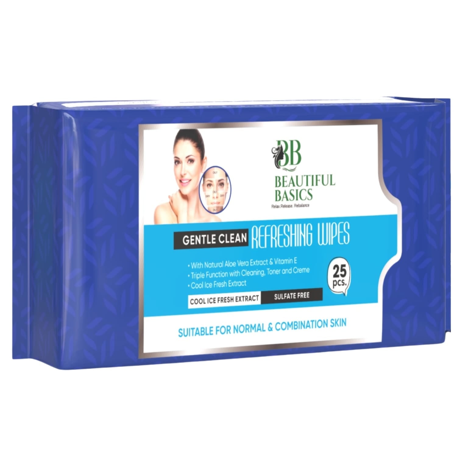 Refreshing Wet Wipes for Face | Facial Cleansing | Refreshing & Skin Hydration| Soothing for skin | pH Balance & Alcohol Free | Nourishing with Fruit extract | 25 Wipes Your Brand