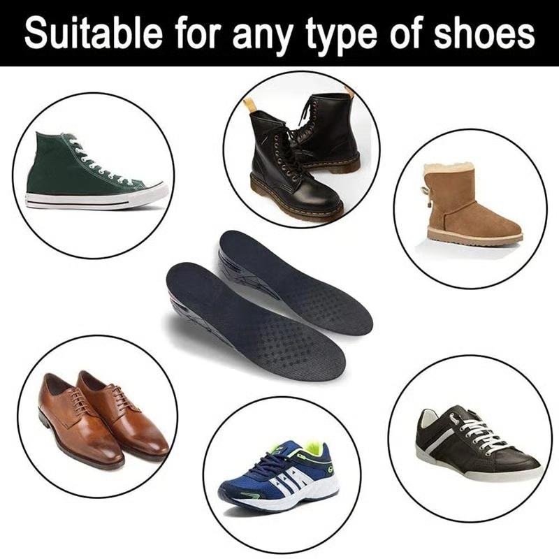 🔥HOT SALE🔥 Invisible Air Height Increase Insoles Pair - With Adjustable Height 3cm to 9cm 👞 shopbyte
