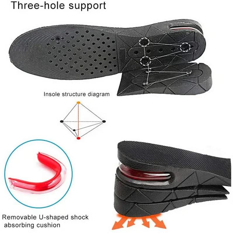 🔥HOT SALE🔥 Invisible Air Height Increase Insoles Pair - With Adjustable Height 3cm to 9cm 👞 shopbyte