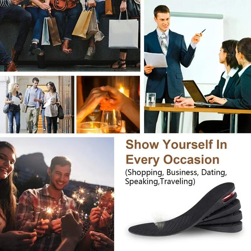 🔥HOT SALE🔥 Invisible Air Height Increase Insoles Pair - With Adjustable Height 3cm to 9cm 👞 shopbyte