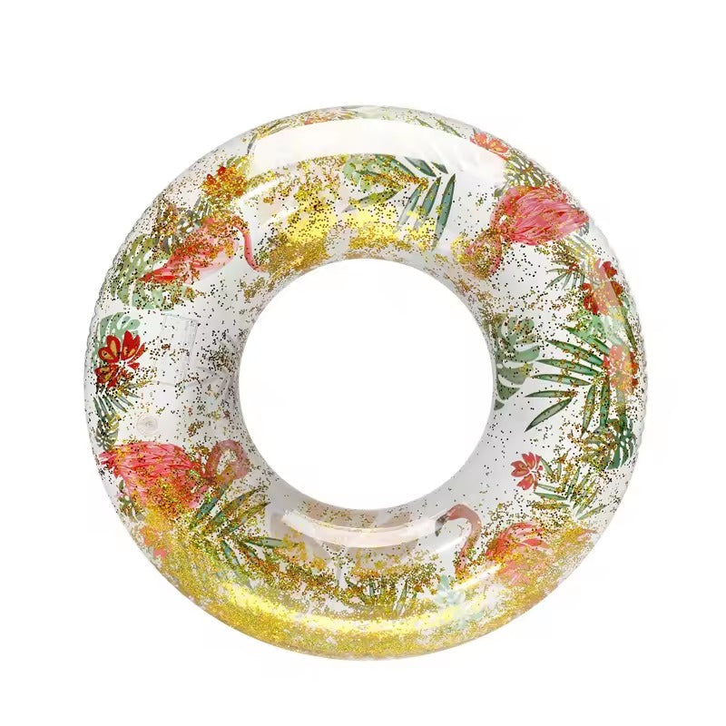 Swim Ring, For children, Conveniently Portable, Feathers, Swimming Ring, For Water Play, For Beaches, Swimming, Summer Vacation, Outdoor Swimming Beach children Pool Water Fun Toys (1 Pc) Your Brand
