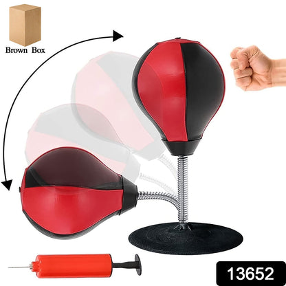 Inflatable Punching Bag With Air Pump (2 Pc Set) Wukusy
