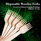 Freshee 160mm Wooden Fork – 30 Pcs Pack