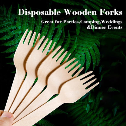 Freshee 160mm Wooden Fork – 30 Pcs Pack