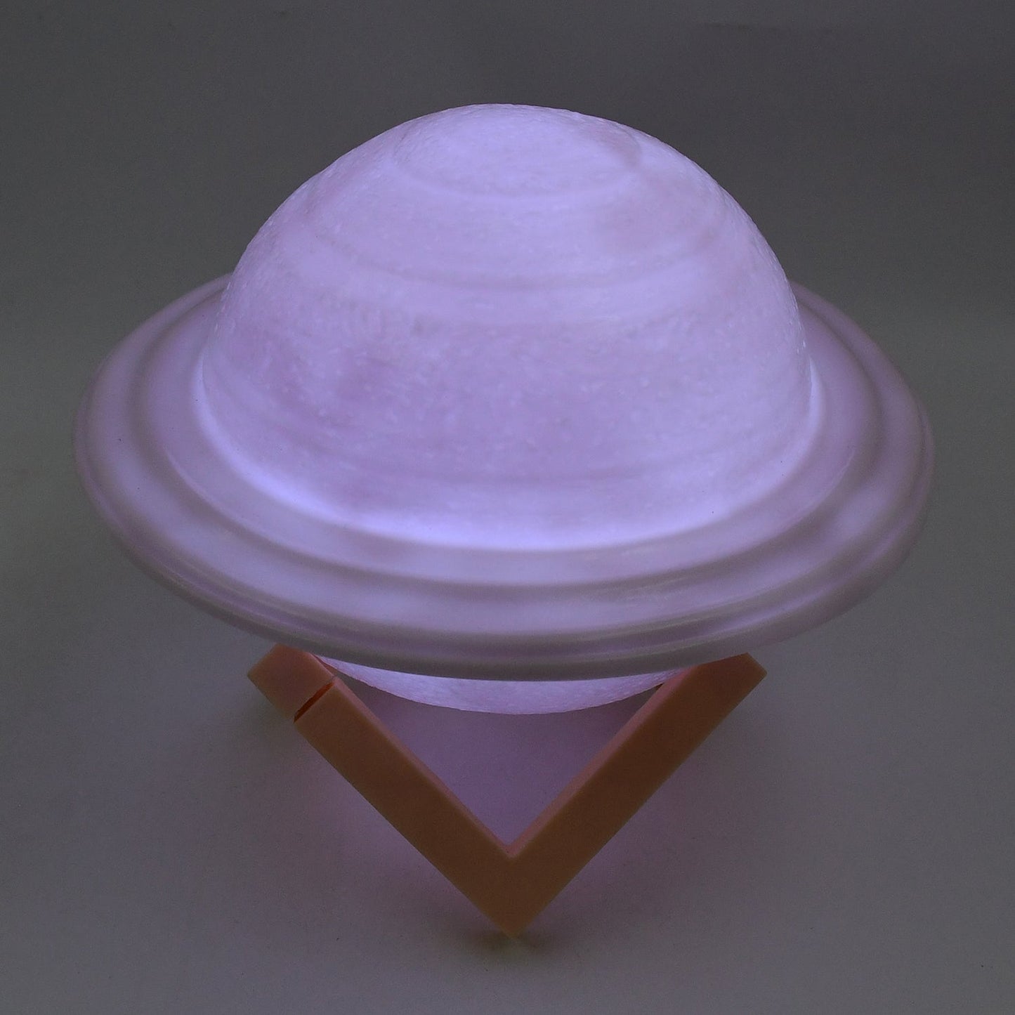 3d Saturn Lamp Home Decoration Bedside Night Light With Base (1 Pc  Multicolor) Wukusy