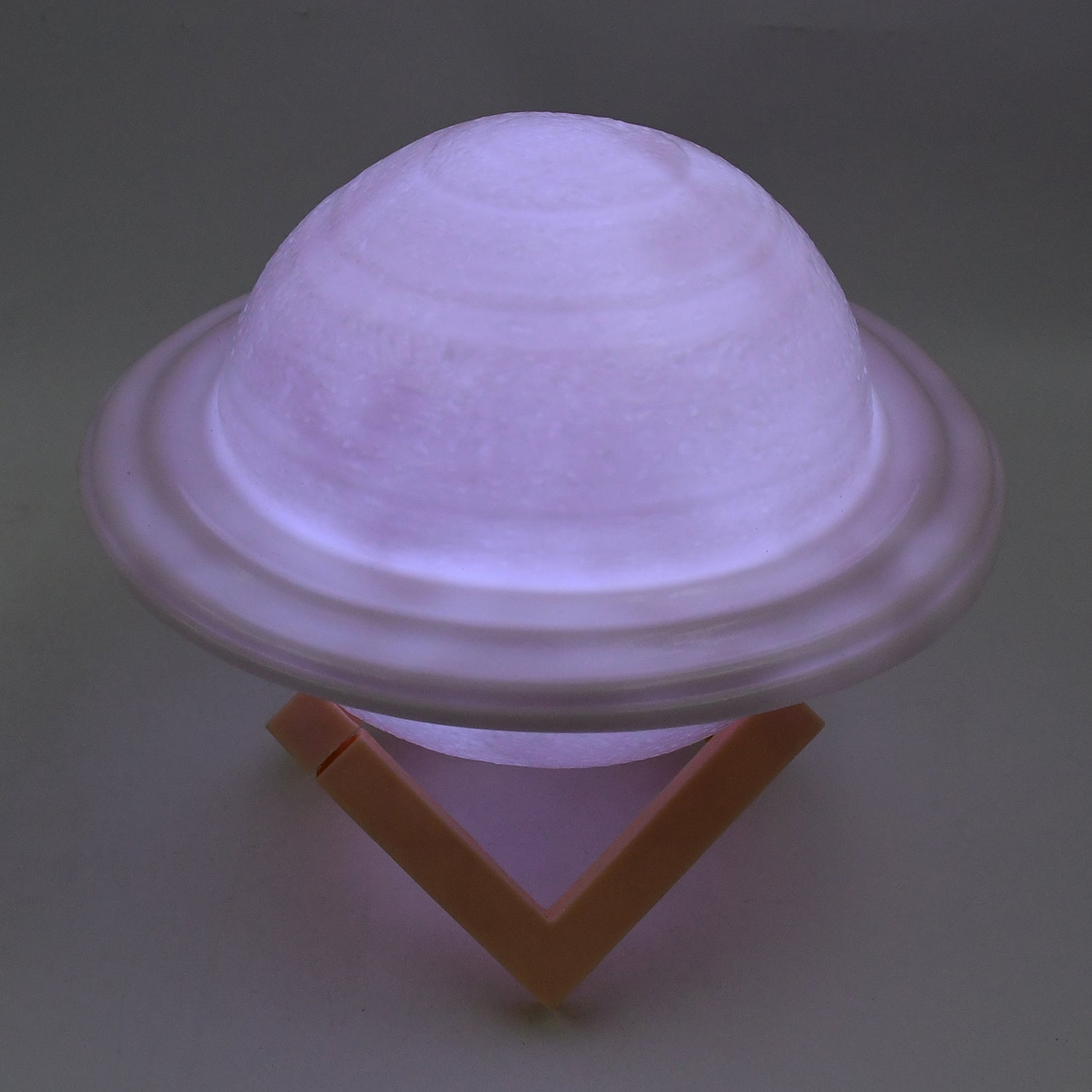3d Saturn Lamp Home Decoration Bedside Night Light With Base (1 Pc  Multicolor) Wukusy