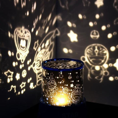 LED Projector Night Light Amazing Lamp, 3 Battery operated lamps, Rotation With the music Function, Master for Kids Bedroom Home Decoration Night Romantic Gift (Battery Not Included / 1 pc) Your Brand