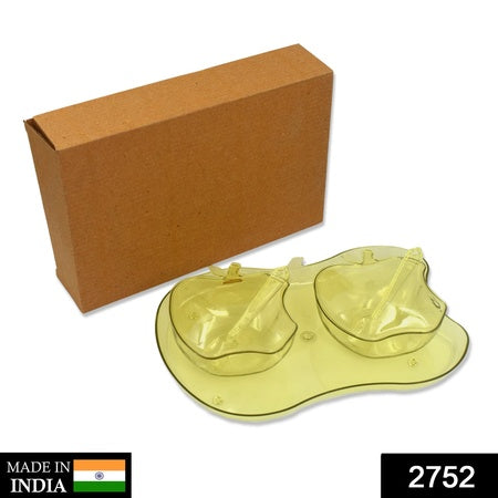 2752 Apple Shape Tray Bowl Used For Serving Snacks And Various Food Stuffs. Wukusy