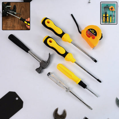 6 In 1 Hand Tool Kit Repair Home Screwdrivers Tool Kit With Tools Including Daily Wukusy