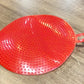 Red Silicone Dish Scrubber Sponge Mildew Free, Non Stick, Heat Resistant