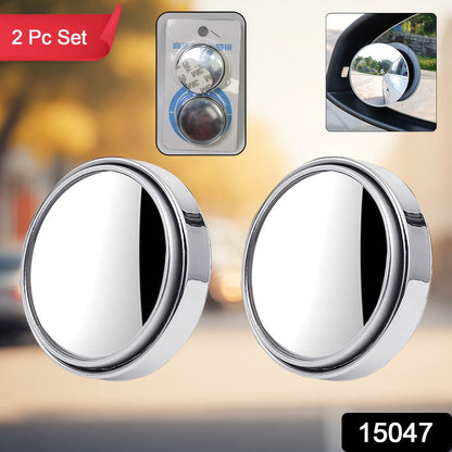 Car Blind Spot Side Mirror Round Hd Glass Blindspot Mirror (2 Pcs Set) Wukusy