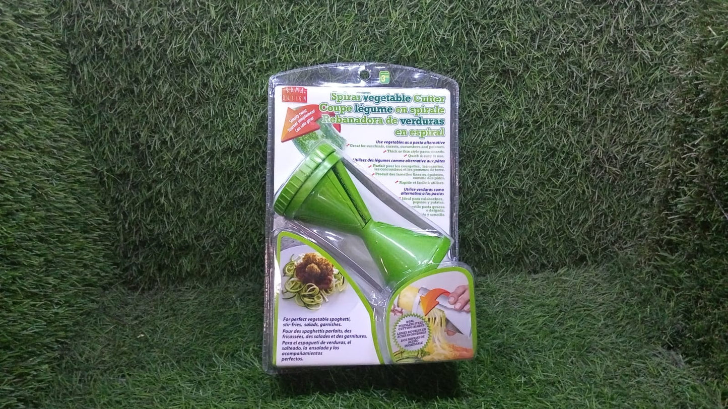 Portable Spiralizer Vegetable Slicer Handheld Spiralizer Peeler Stainless Steel Spiral Slicer For Salad Vegetables Fruit Slicer Your Brand