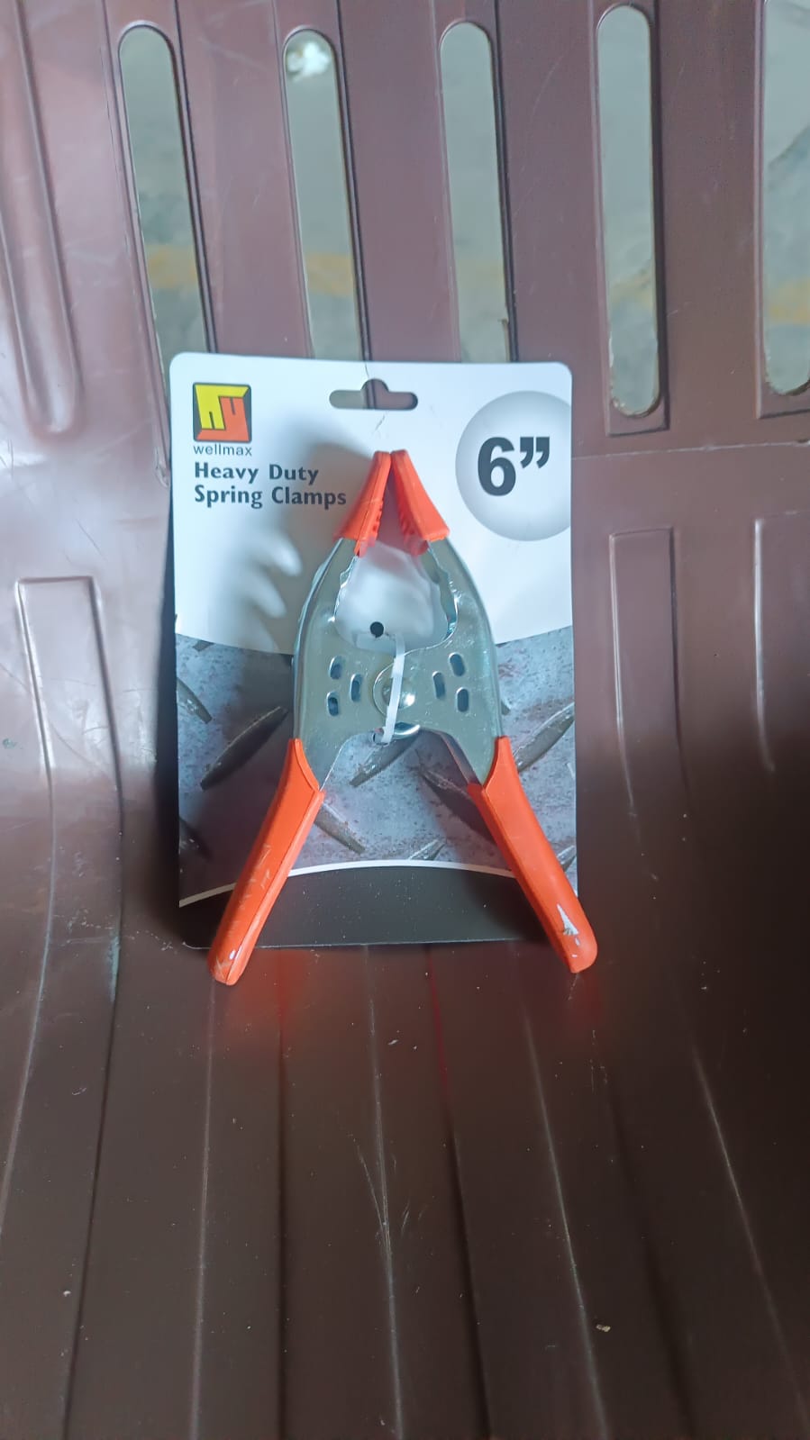 6 Inch Spring Clamps, Heavy Duty Spring Metal Spring Clamps (1 Pc) Your Brand