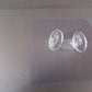 Transparent Self-Adhesive Wall Hook Waterproof & Oil-Proof Strong Holder (1 Pc)