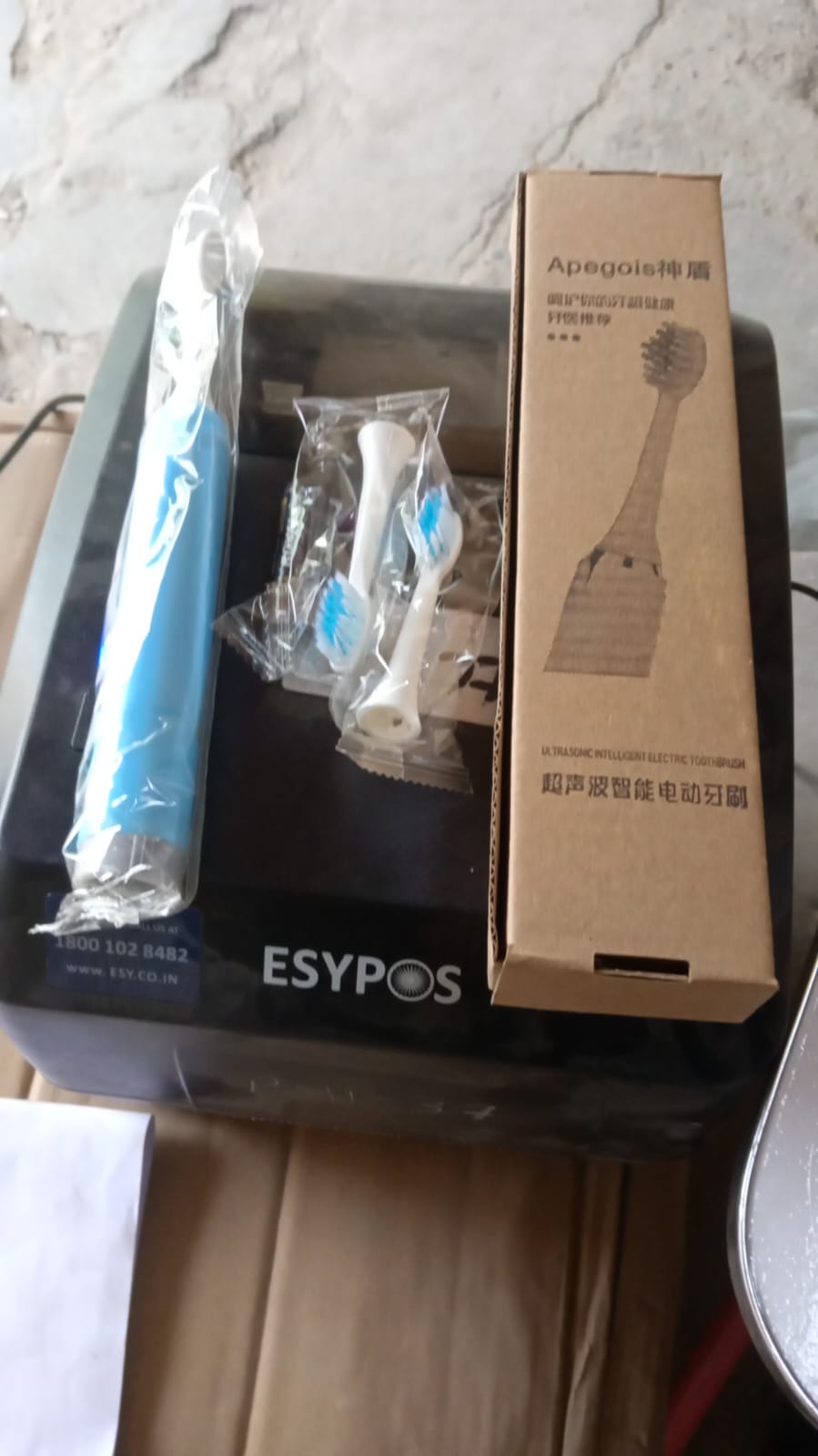Adult Waterproof Electric Toothbrush 1 Head Battery Operated Toothbrush (1 Pc / Battery Not Included / Mix Color) Your Brand
