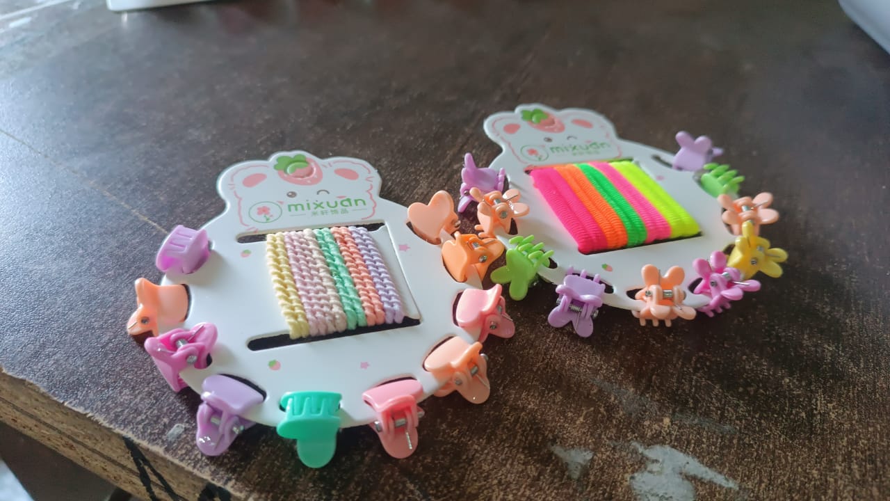 Hair Clips & Hairband for Girls Kids Hair Accessories (22 Pcs Set / Mix Design) Your Brand