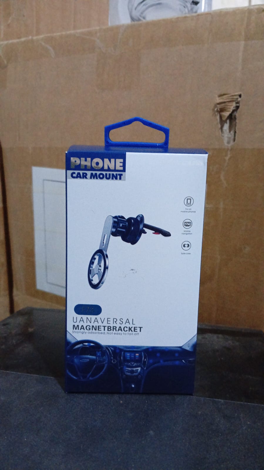 360° Rotatable & Foldable Air Vent Magnetic Phone Holder (1 Pc) Your Brand