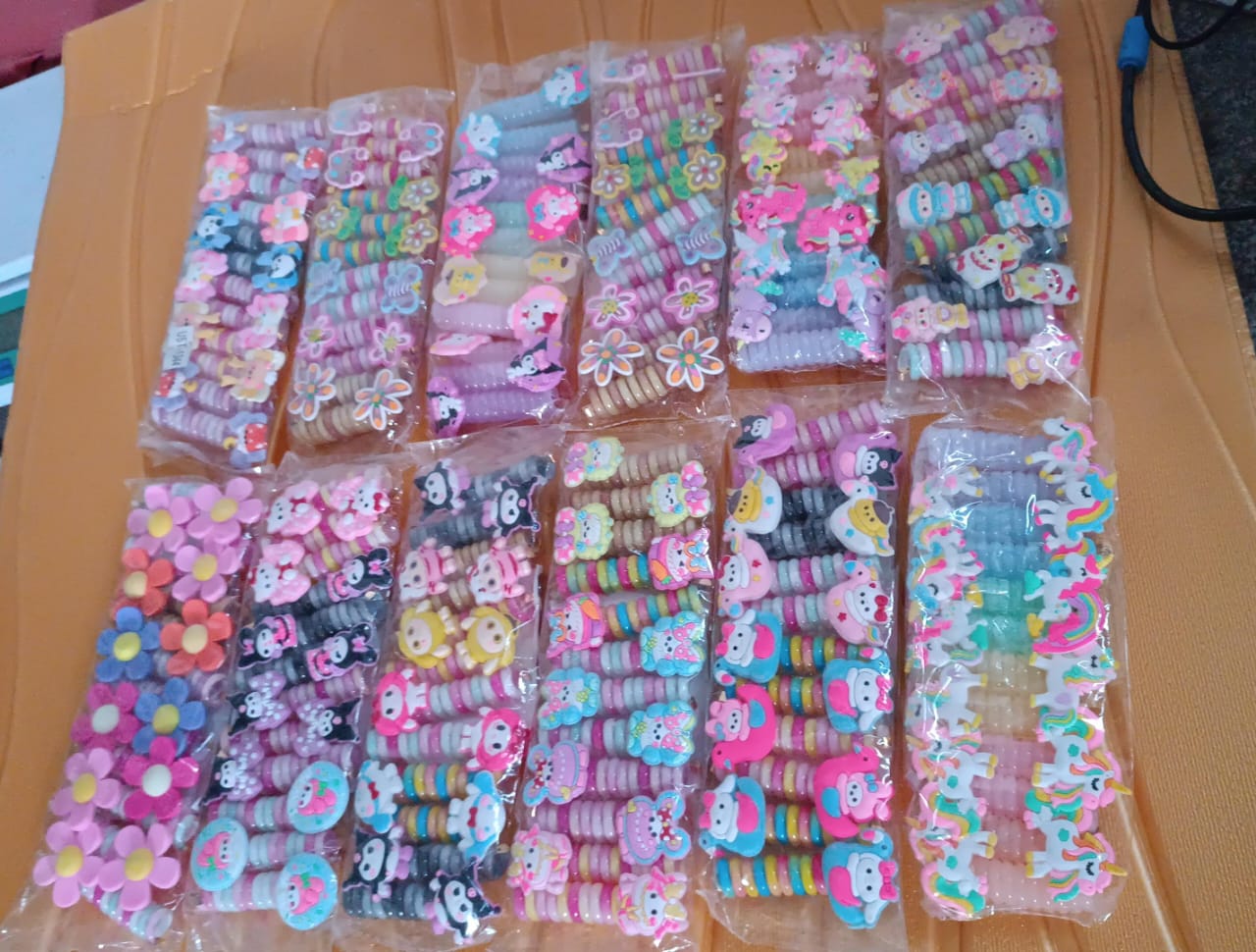 Colourful Telephone Wire Hairbands (1 pc / Mix Design) Your Brand