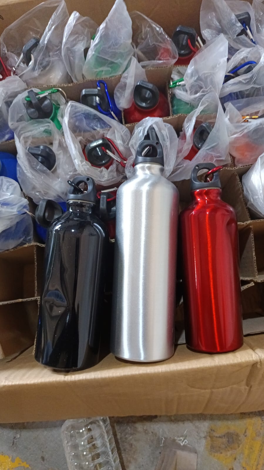 Aluminum Durable Sports Water Bottle (1 Pc / Mix Size & Color) Your Brand