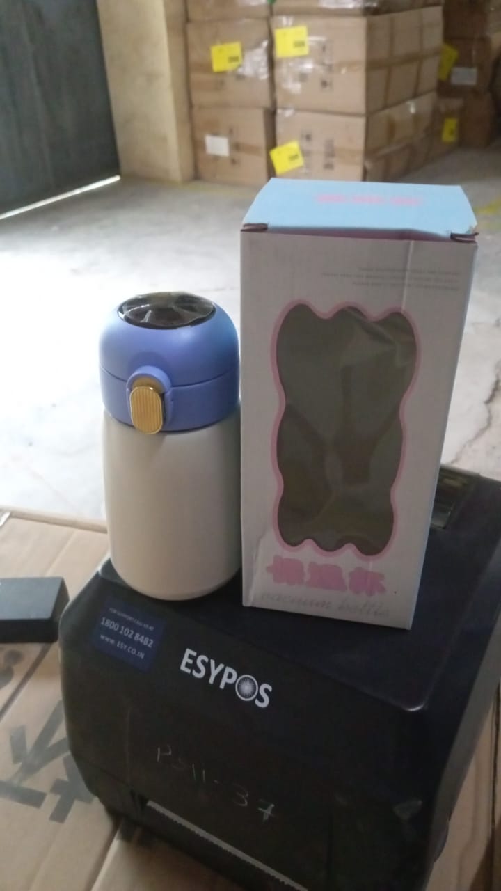 Smart Vacuum Insulated Water Bottle with LED Temperature Display (300 ML Approx) Your Brand