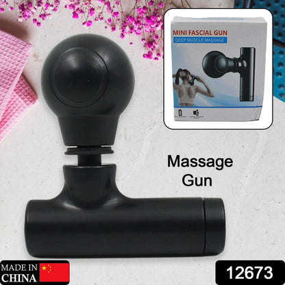 Black Mini Pocket Size Massager, Full Body Massager, Cordless One Button Operation for Body Pain & Relaxation Your Brand