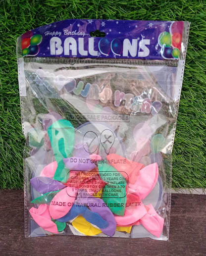Multicolor Latex Balloons for Birthday & Anniversary Decor (24 Pcs)