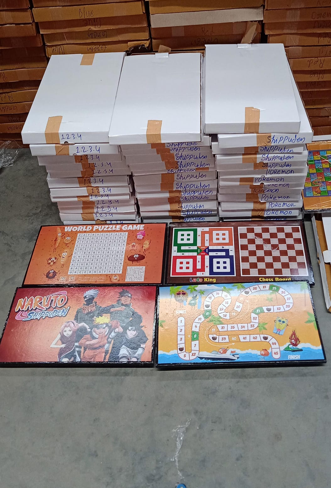 Foldable Multipurpose Mix Design Games Table Board || Bed Study Table (48 × 28 Cm / 1 Pc)   Your Brand