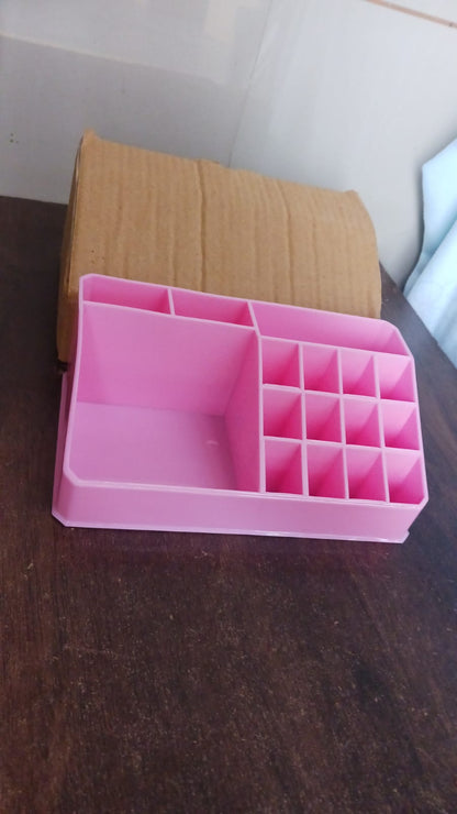 Makeup Organiser Cosmetic Makeup Lipstick Storage Box with Drawer Plastic Case Holder Skin Care Products (1 Pc) Your Brand