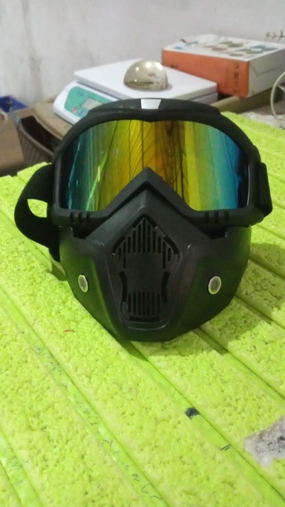 Motorcycle Goggles Off-Road Helmet Goggles Windproof Glasses Goggles Mask (1 Pc) Your Brand