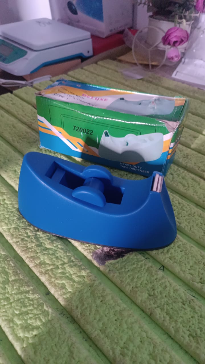 Plastic Tape Dispenser Cutter for Home Office use (1 pc / Big) Your Brand