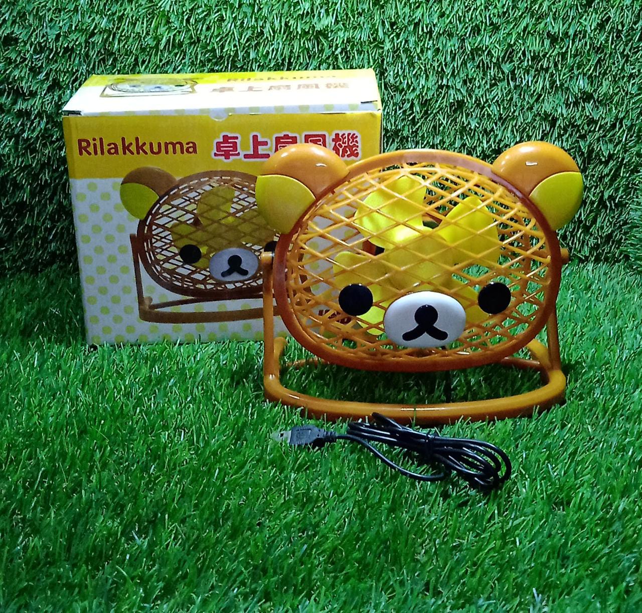 TEDDY BEAR PORTABLE FAN ADJUSTABLE USB FAN SUITABLE FOR HOME , OFFICE , CAR, & MULTI USE FAN Your Brand
