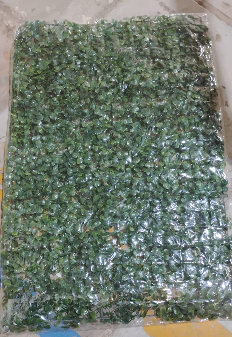 Plastic Wall Artificial Plant Base (60×40 CM / 1 Pc) Your Brand