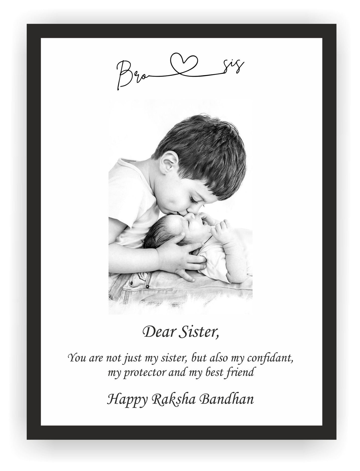 Personalized Wall Art  "Raksha bandhan" special shopbyte