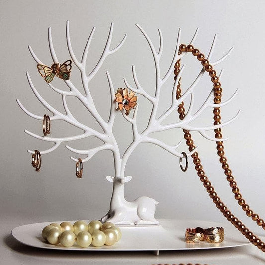Deer Antlers Jewellery Holder Deer Tree Jewellery Tower Stand (1 Pc) Wukusy