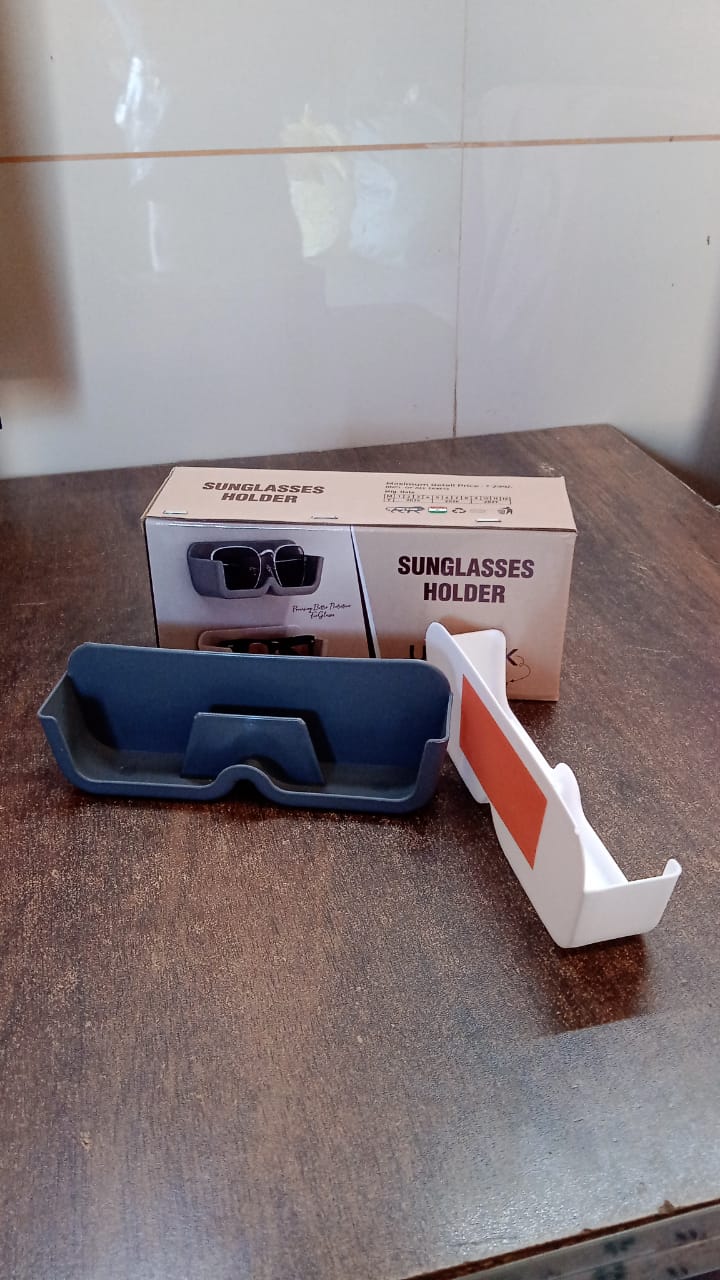 Sunglass Wall Organizer with Adhesive Stickers (2 Pc Set)